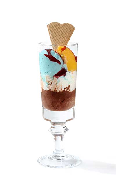 Taça pêche melba